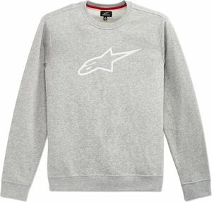 Alpinestars Ageless Crew Fleece Grey Heather/White XL Horgászpulóver