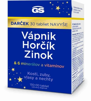 GS Vápnik, horčík, zinok. 130+30 darček