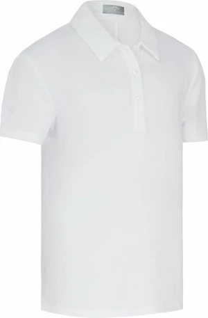 Callaway Youth Micro Hex Swing Tech Polo Brilliant White XL Koszulka Polo