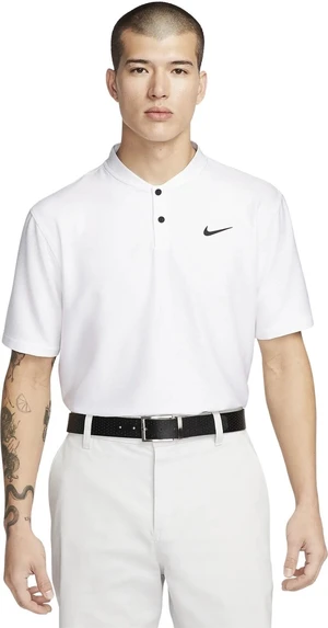 Nike Dri-Fit Victory Texture Mens Polo White/Black S Tricou polo