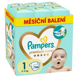 Pampers Premium care plenky, vel. 1, 2kg-5kg, 156 ks