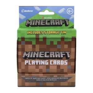 EPEE merch - Hrací žolíkové karty v plechové krabičce Minecraft