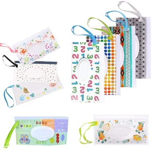 EVA Wet Wipes Bag Baby Wipes Packaging Bag Portable Clamshell Extraction Self-sealing Wet Wipes Bag