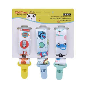 3pcs/Set Anti-out Clip Holder Buckle Newborn Pacifier Chain Baby Dummy Pacifier Soother Nipple Chain Clip