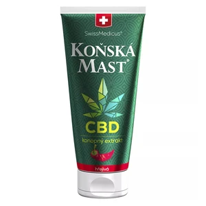 SWISSMEDICUS Koňská mast s CBD hřejivá 200 ml