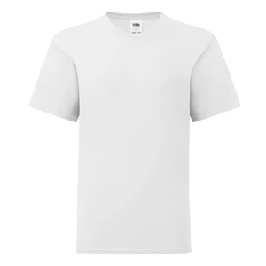 White children's t-shirt in combed cotton Fruit of the Loom