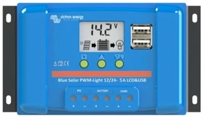 Victron Energy BlueSolar PWM-LCD Cargador de batería para barcos