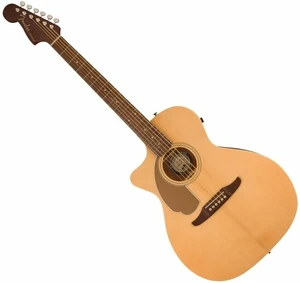 Fender Newporter Player LH Natural Guitare Jumbo acoustique-électrique