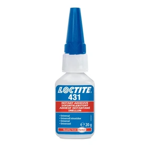 Vteřinové lepidlo, vhodné na kyselé povrchy, 20 g - Loctite 431