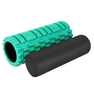 Spokey MIX ROLL 2-in-1 Massage Fitness Roller, 33 cm, Green