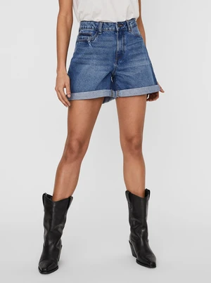 Blue Denim Shorts Noisy May-Smiley - Women