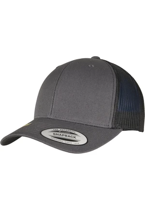 YP CLASSICS RECYCLED RETRO CARGO CAP 2TONE charcoal/black