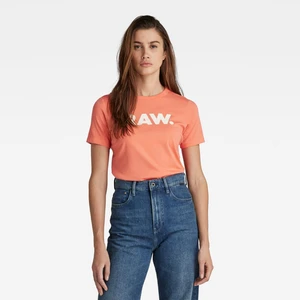 G-STAR T-shirt - RAW. Slim R T WMN ORANGE