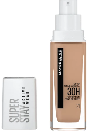 MAYBELLINE NEW YORK SuperStay Active Wear 21 Nude Beige dlouhotrvající vysoce krycí make-up 30 ml