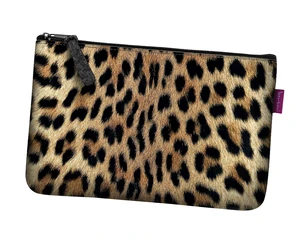 Bertoni Unisex's Pocket Cosmetic Bag Leopard