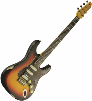 Eko guitars Aire Relic Sunburst Chitară electrică