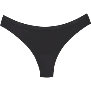 Snuggs Period Underwear Brazilian: Light Flow Black látkové menštruačné nohavičky pre slabú menštruáciu veľkosť XL Black 1 ks