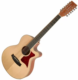 Tanglewood TW12 CE Natural Guitarra electroacústica de 12 cuerdas