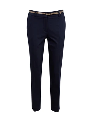 Orsay Dark blue ladies chino pants with belt - Women