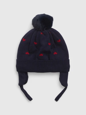 GAP Baby Beanie with Pompom - Girls