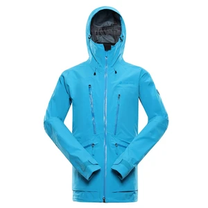 Men's jacket with ptx membrane ALPINE PRO CORT neon atomic blue