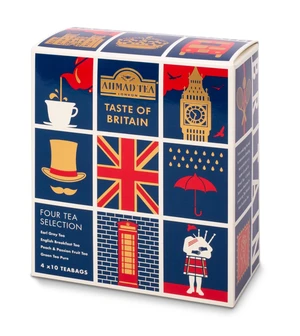 Ahmad Tea Taste of Britain porcovaný čaj 40x2 g