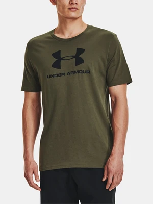 Khaki pánske tričko Under Armour Sportstyle