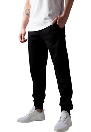 Straight Fit Sweatpants Black