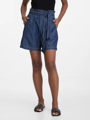 Orsay Navy Blue Women's Denim Shorts - Women's