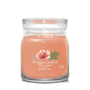 Yankee Candle Aromatická sviečka Signature sklo stredná Tropica l Breeze 368 g