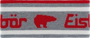 Eisbär Chantini STB Headband Grey/White/Red UNI Čelenka