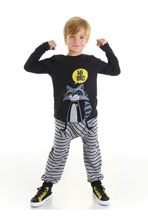 Denokids Raccoon Boy T-shirt Pants Suit