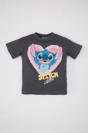 DEFACTO Baby Girl Disney Lilo & Stitch Short Sleeve T-Shirt