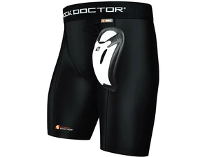 Shock Doctor BioFlex Cup Black Senior L Shorts with Shock Doctor Jockstrap