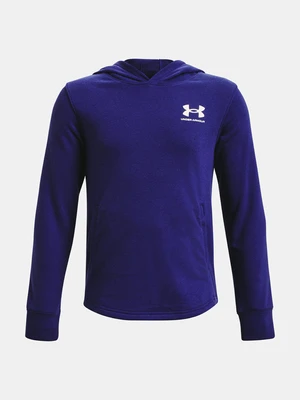 Under Armour UA Rival Terry Hoodie Mikina dětská Modrá