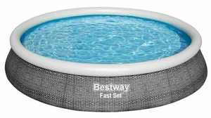 Bestway Fast Set Rattan 396 x 84 cm Piscina