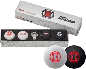 Volvik Marvel Black Widow Black Widow Pelotas de golf