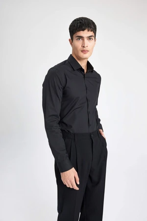 DEFACTO Men's Black Shirt - A7803AX/BK27