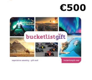 BucketlistGift €500 Gift Card BE