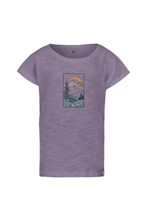 Cotton T-shirt for girls Hannah KAIA JR grape jam