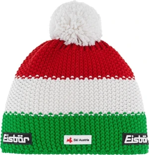 Eisbär Star Pompon SKA Beanie Green/White/Red UNI Gorro