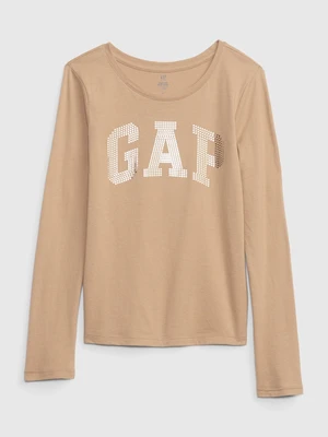 Children's organic T-shirt with GAP logo - Girls