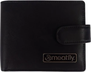 Meatfly Nathan Premium Leather Black Portfel