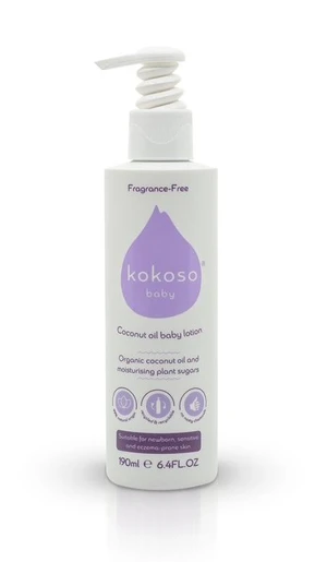 Kokoso Baby Tělové mléko bez parfemace 190 ml