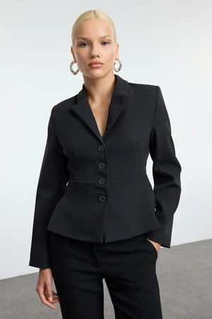 Trendyol Black Fitted Blazer Jacket