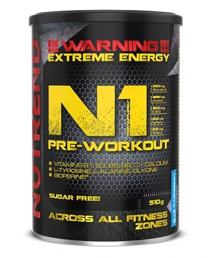 NUTREND N1 Pre-Workout modrá malina 510 g