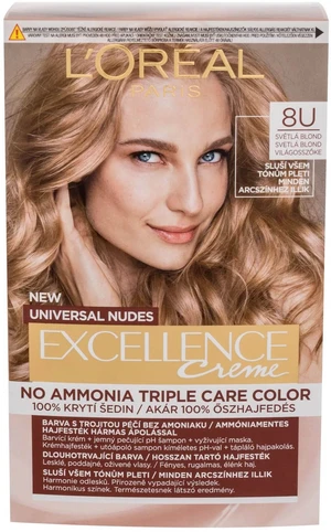 L'ORÉAL PARIS Excellence permanentní barva Universal Nudes 8U Světlá Blond