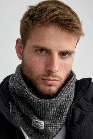 DEFACTO Men's Waffle Scarf