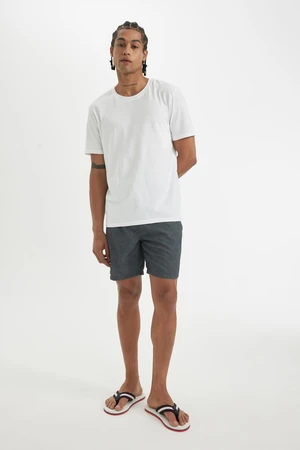 DEFACTO Regular Fit Mesh Lined Short Swim Shorts