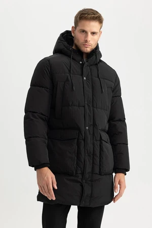 DEFACTO Water Repellent Hooded Puffer Jacket Parka